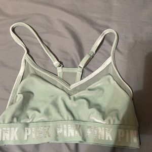 mint velvet PINK sports bra
